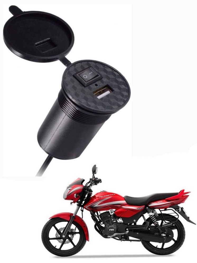     			TVSPhoenix Black USB  Bike Charger