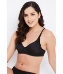 Clovia Cotton Blend Non Padded Women's T-Shirt Bra ( Black )