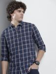 The Indian Garage Co Men Tartan Checked Casual Shirt