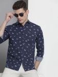 The Indian Garage Co Men Slim Fit Opaque Printed Casual Shirt