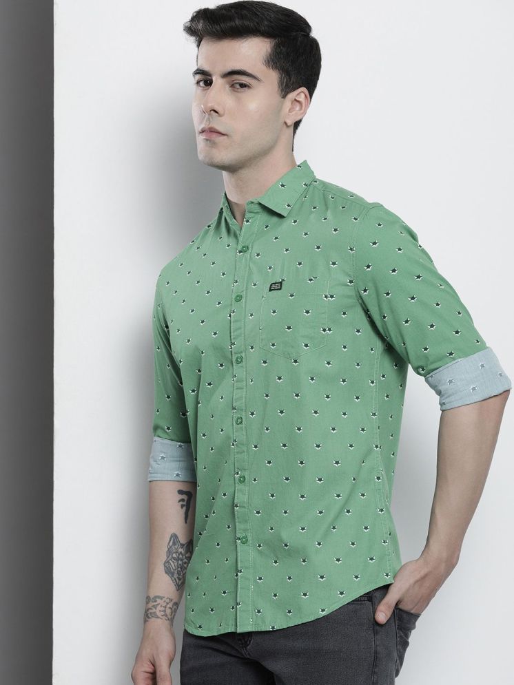     			The Indian Garage Co Men Printed Cotton Casual Shirt