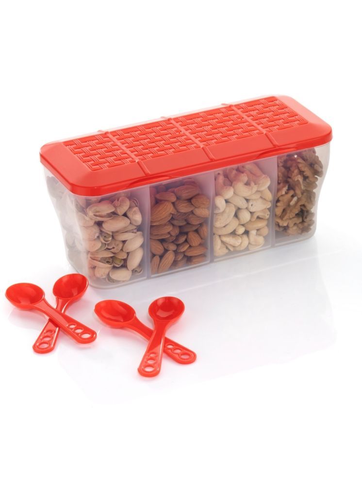     			Metrolife Kitchen Organizer Plastic Red Spice Container ( Set of 1 )