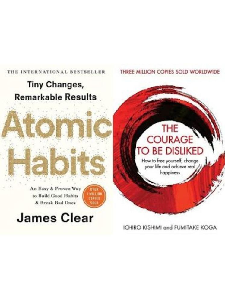     			Best Combo Of Best Seller Book - Atomic Habit And Courage To Be Desliked (Paperback, JAMES , ICHIRO KISHMI, FUMITAKE KOGA)