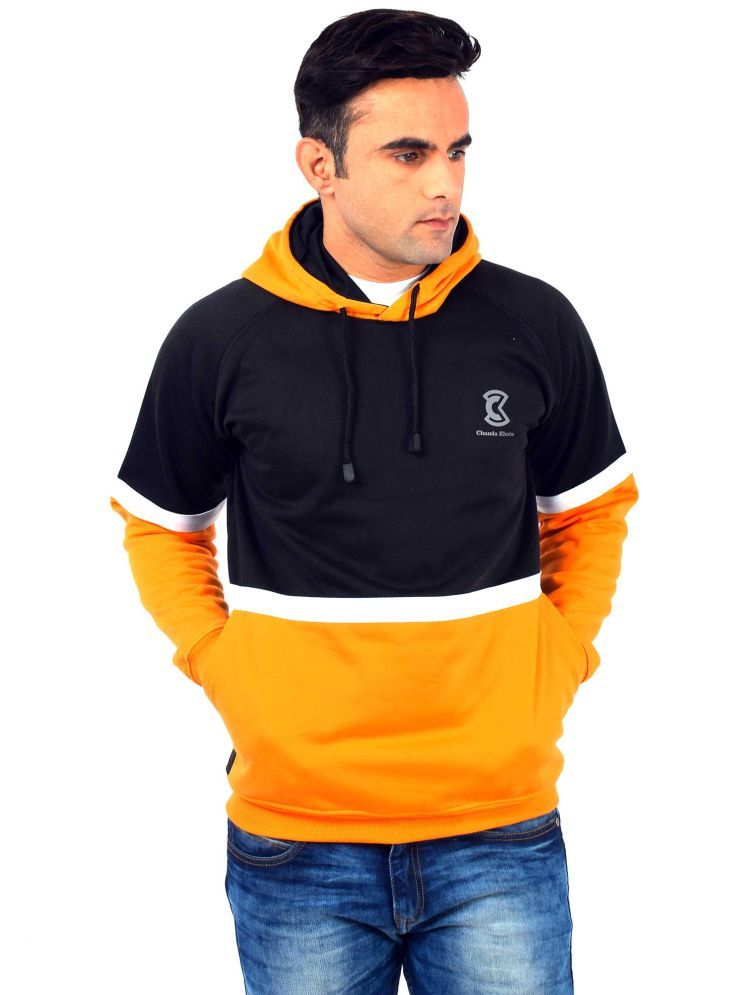     			Chanda Khuba Cotton Blend Hooded Men's Sweatshirt - Black ( Pack of 1 )