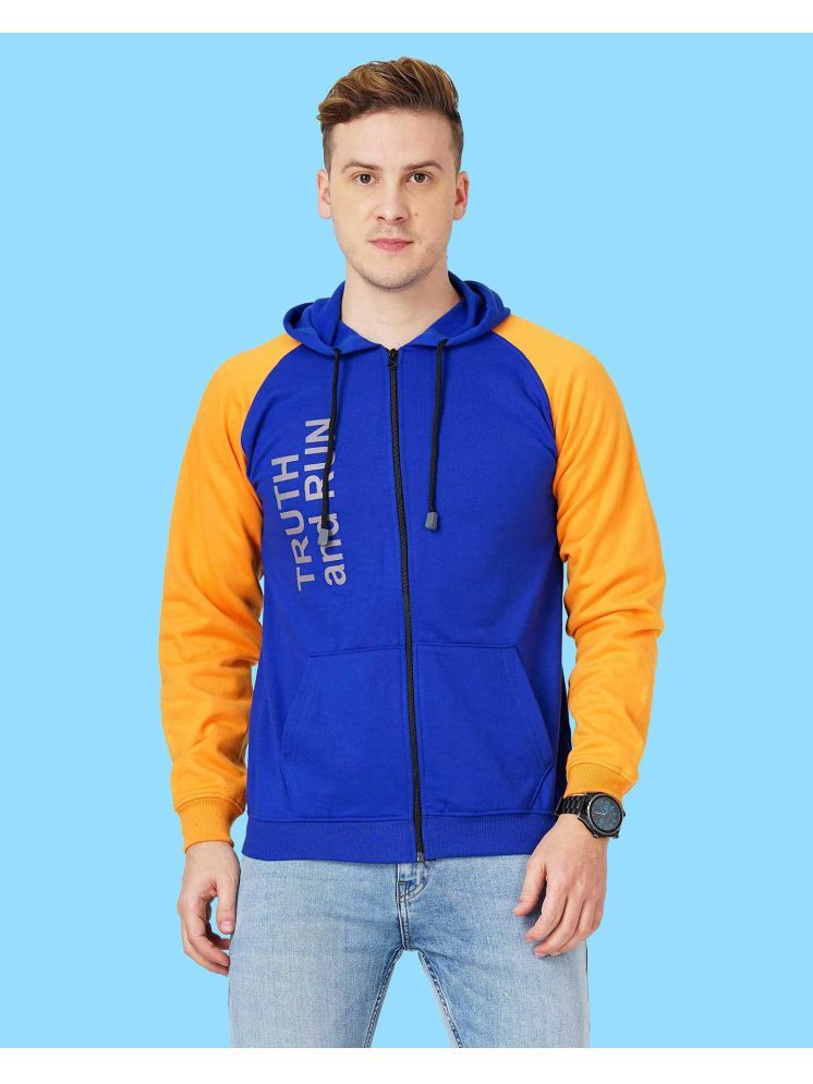     			Chanda Khuba Cotton Blend Hooded Men's Sweatshirt - Blue ( Pack of 1 )