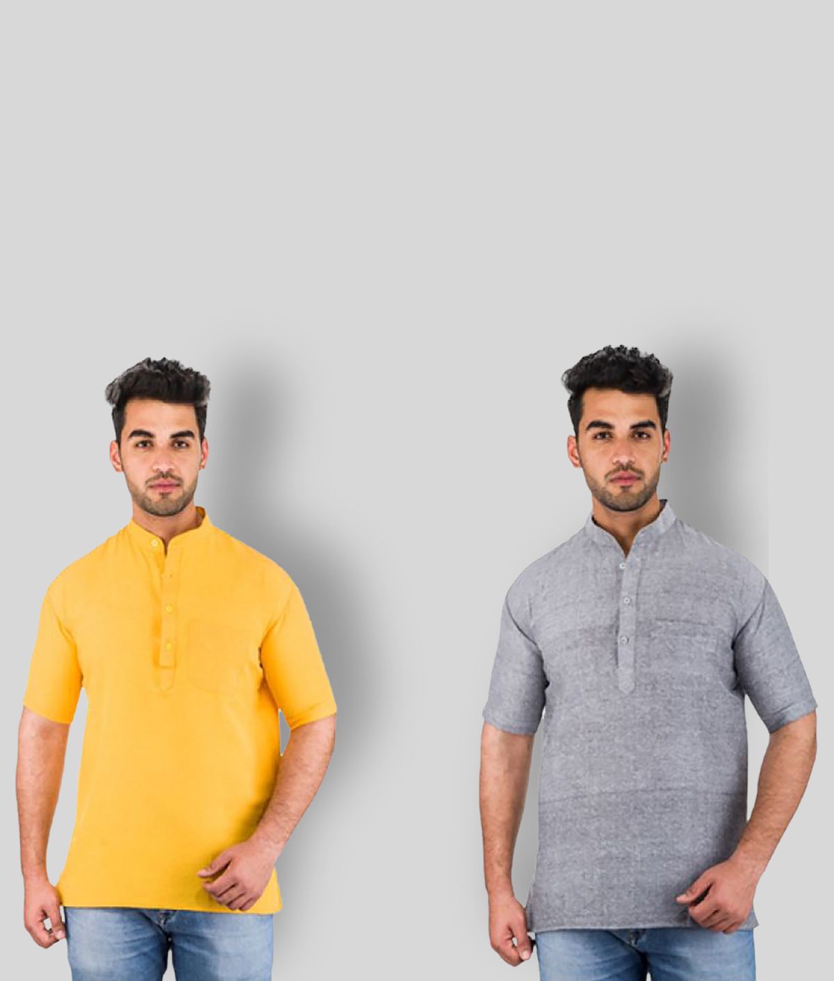     			DESHBANDHU DBK - Multi Cotton Men's Kurta ( Pack of 2 )