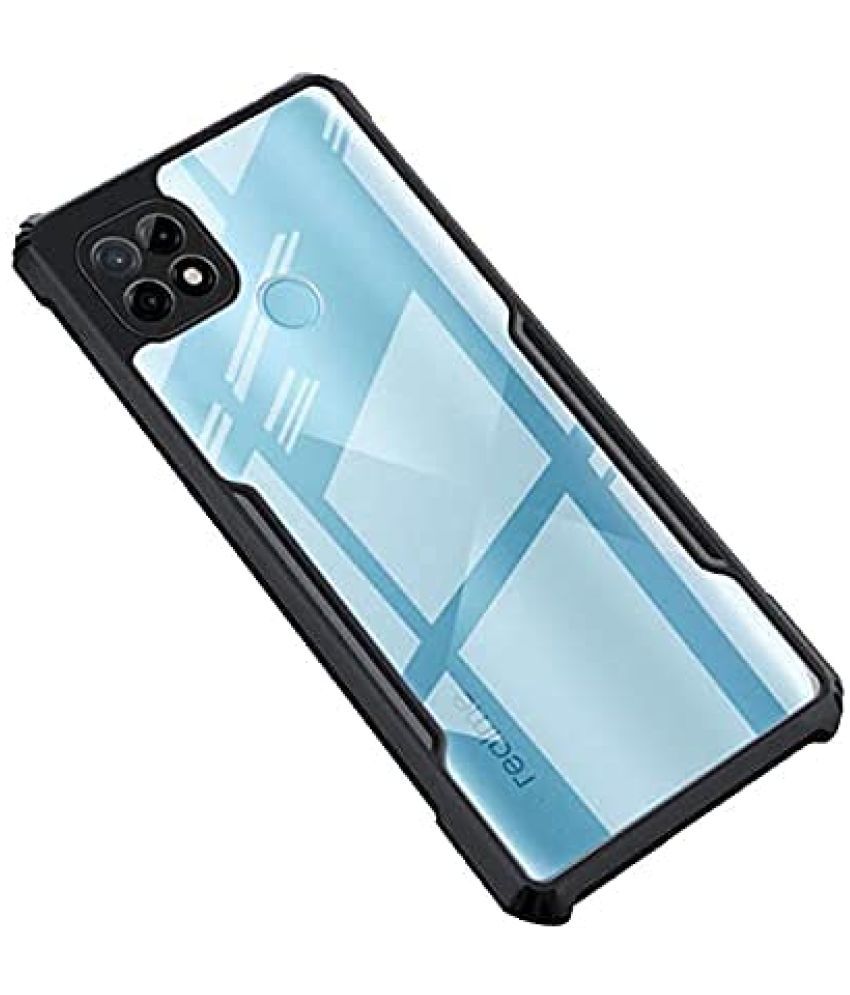     			Doyen Creations - Black Shock Proof Case Compatible For Realme Narzo 30A ( Pack of 1 )