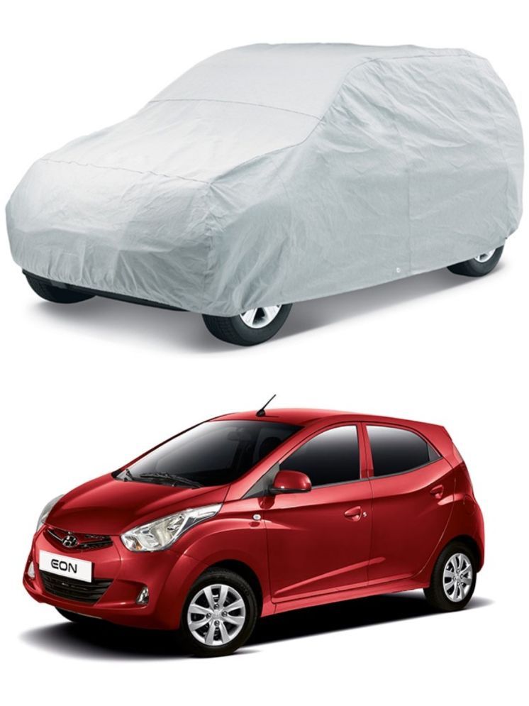     			CARNEST Car Body Cover for Hyundai Eon [2012-2015] Without Mirror Pocket ( Pack of 1 ) , Silver