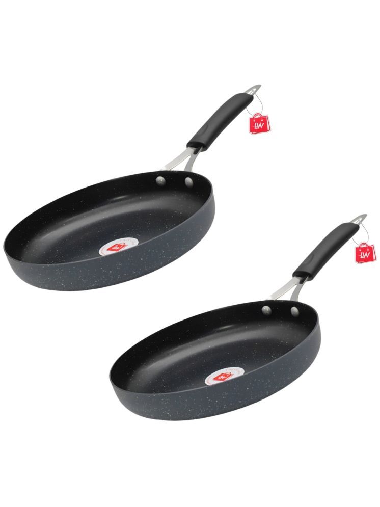     			LAZYWINDOW FRYPAN Iron Non-Stick Fry Pan ( Pack of 2 )