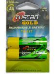 Tuscan (TG-017) 1.2 V AA NI-MH 2700 mAh Rechargeable Battery For Camera ( Pack of 1 )