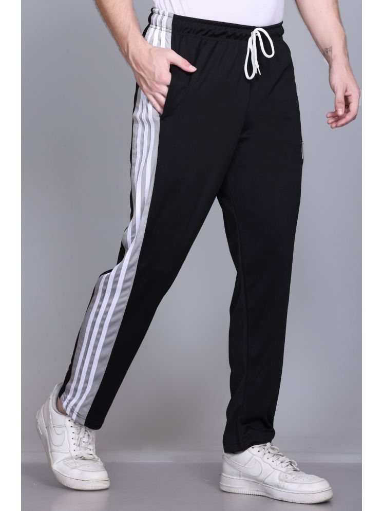     			HVBK Black Polyester Men's Trackpants ( Pack of 1 )