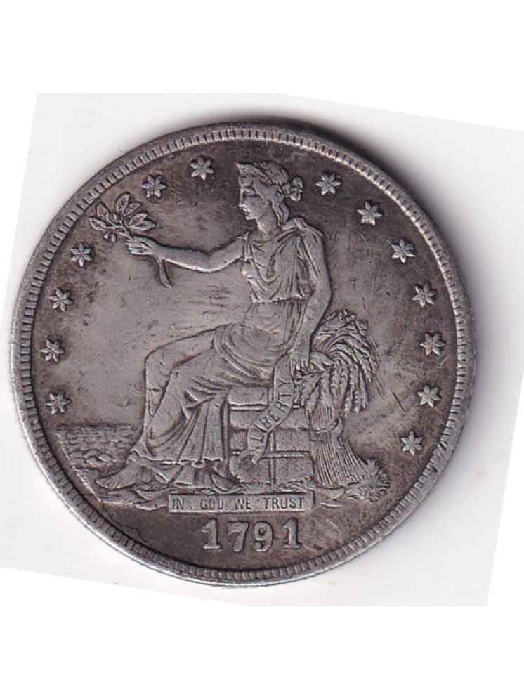     			AMERICA 1791 - TRADE DOLLAR EXTREMELY RARE COIN