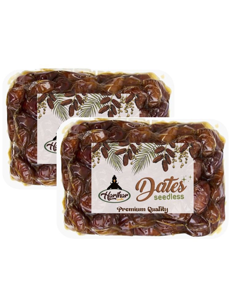     			HARIHAR KRIDHA Dates (Khajoor) 500 Gram Pack of 2