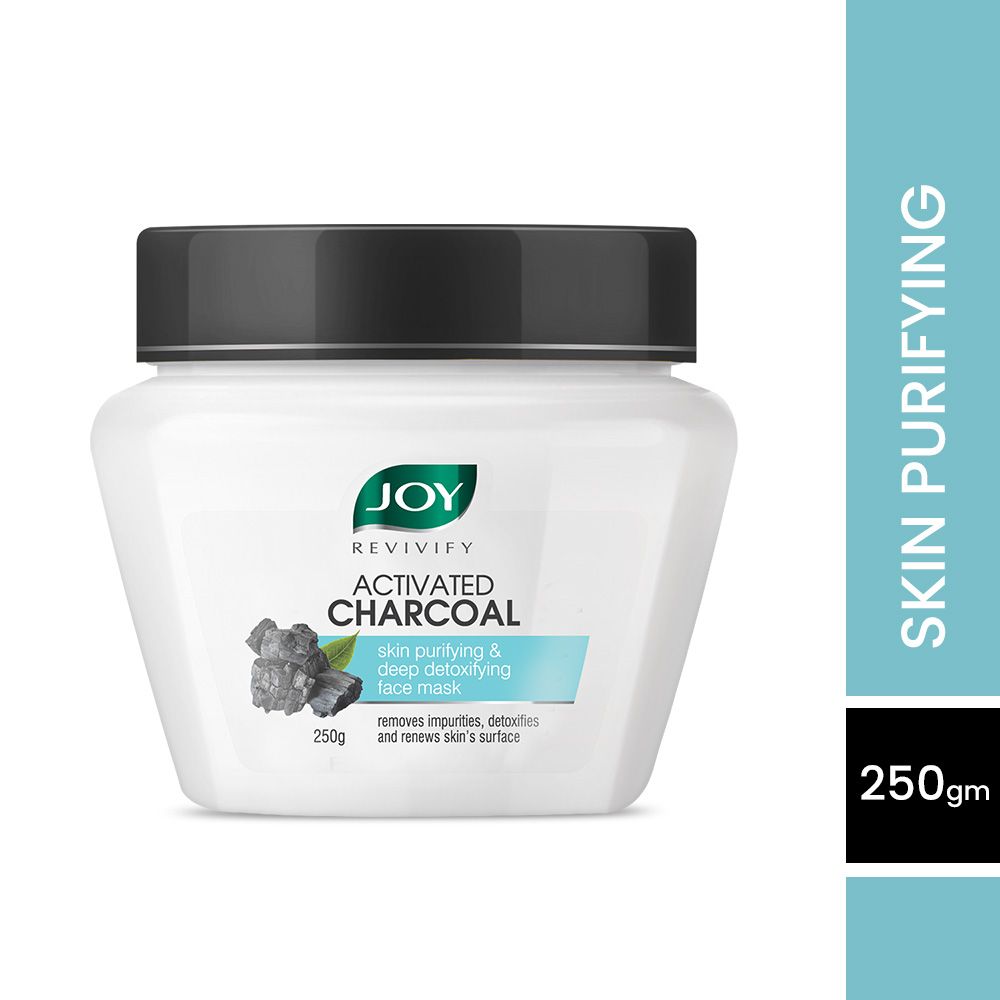     			Joy Activated Charcoal Face Pack for Skin Purification & Detoxification 250ml, (Pack of 1)