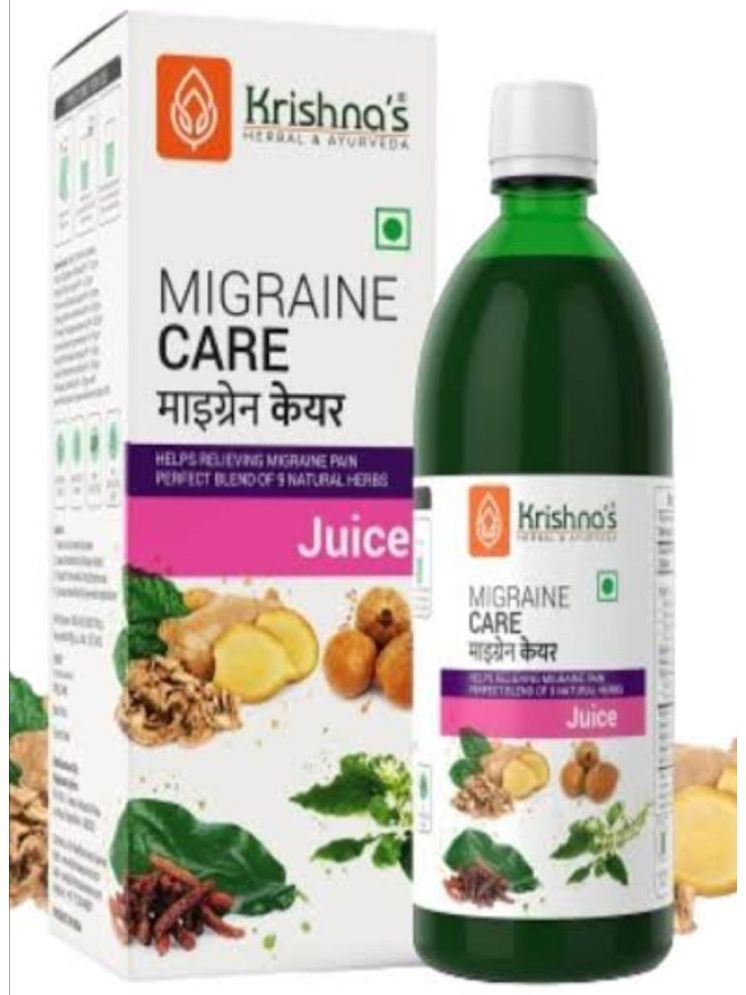     			Krishnas MIGRAINE CARE JUICE  500 ML (PACK OF 2)