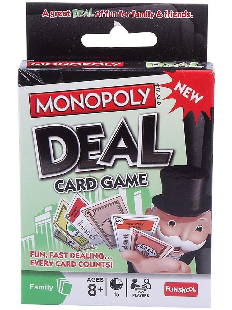     			Mannat Monopoly Deal Card Game Money & Assets for 8+ Years kids Board Game  (Multicolor)