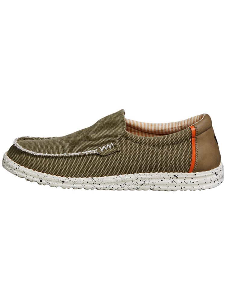     			Neeman's Canvas Wanderers Slip Ons Olive Men's Slip-on Shoes