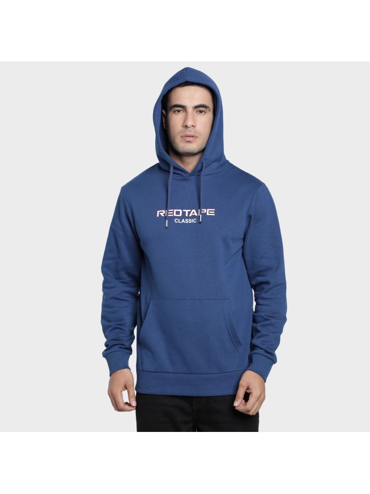     			Red Tape Cotton Blend Hooded Men's Sweatshirt - Blue ( Pack of 1 )