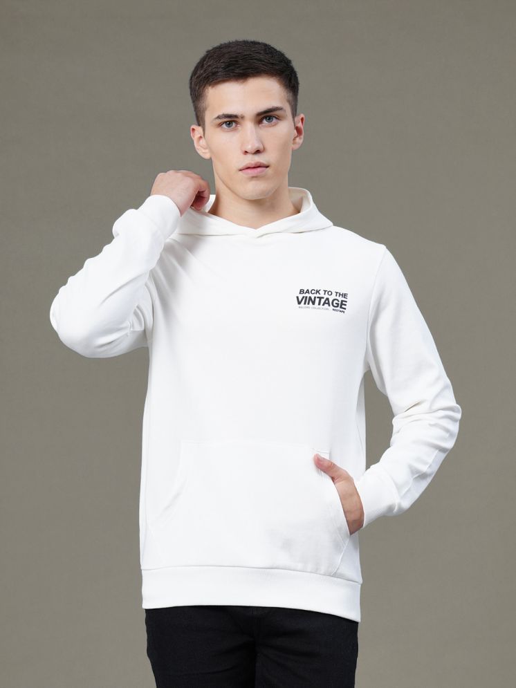     			Red Tape Cotton Blend Hooded Men's Sweatshirt - Off White ( Pack of 1 )