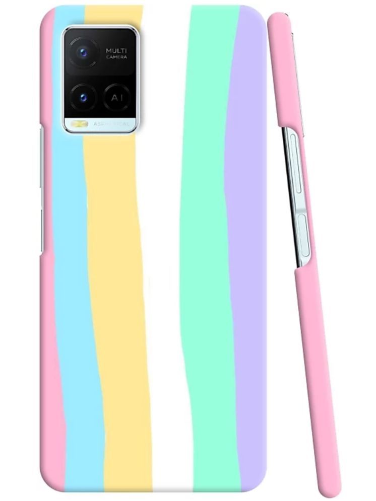     			T4U THINGS4U Multicolor Printed Back Cover Polycarbonate Compatible For Vivo Y21A ( Pack of 1 )