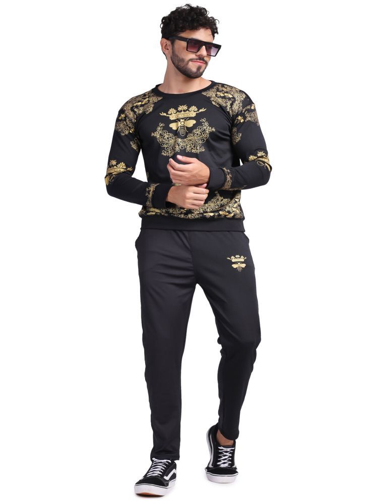     			yellow tree Multicolor Polyester Relaxed Fit Men's Tracksuit ( Pack of 1 )