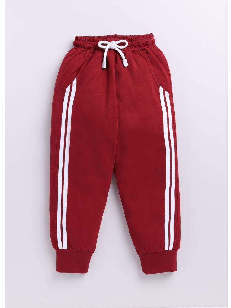     			CUTOPIES Pack of 1 Boys Cotton Trackpant ( Maroon )