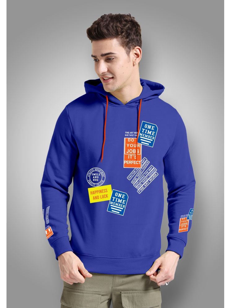     			FTX Fleece Hooded Men's Sweatshirt - Blue ( Pack of 1 )