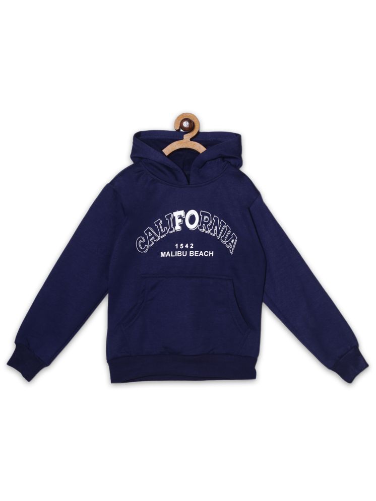     			Fashionable Navy Blue Fleece Boys Sweatshirt ( Pack of 1 )