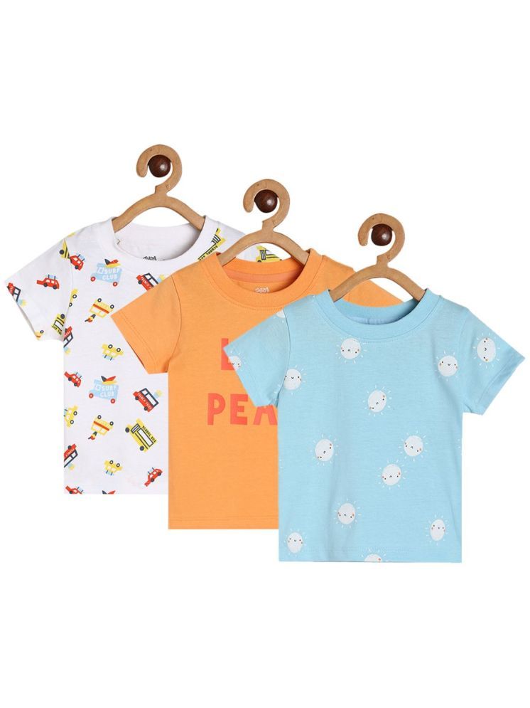     			MINI KLUB Multi Baby Boy T-Shirt ( Pack of 3 )