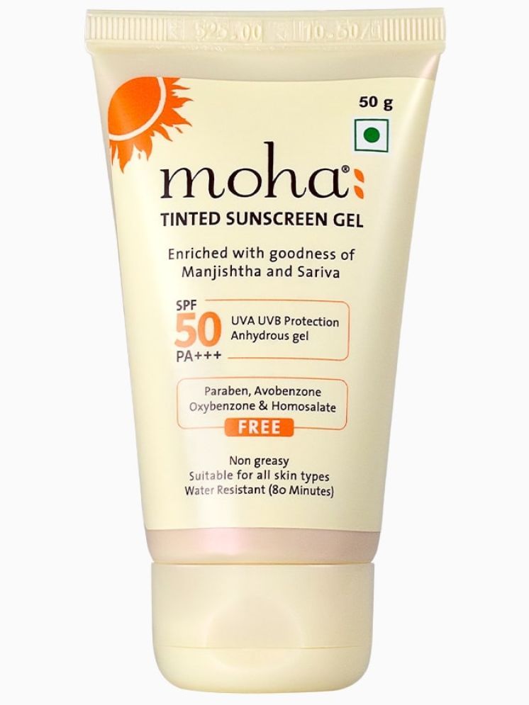     			Moha SPF 50 Sunscreen Gel For Combination Skin ( Pack of 1 )