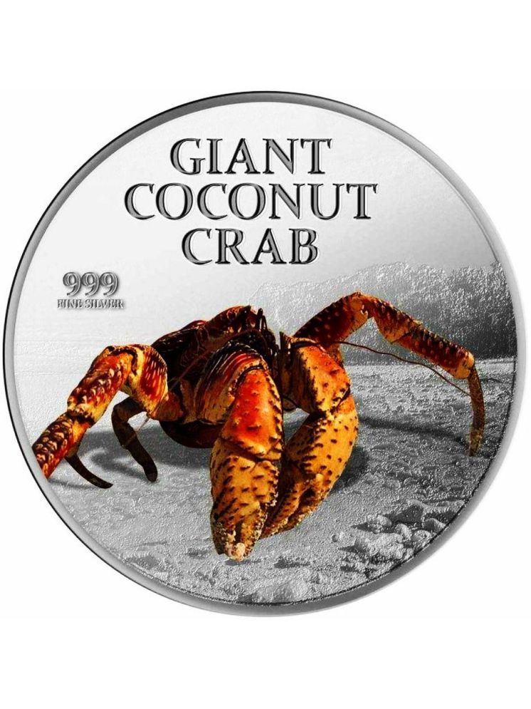     			United Kingdom, Pitcairn Islands�� 2 Dollars 2013��- Elizabeth II Coconut Crab rare UNC coloured coin with capsule