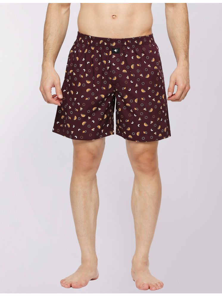     			VIP Cotton Men's Boxer- ( Brown ) BOKS