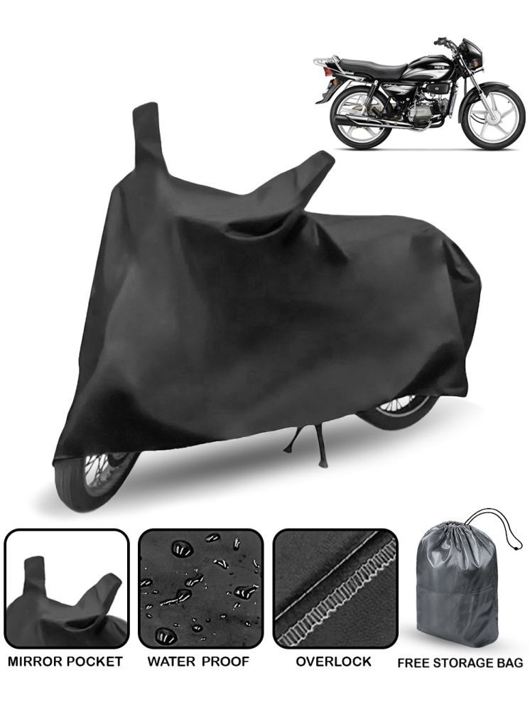     			CARNEST Bike Body Cover for Hero Splendor Plus ( Pack of 1 ) , Black