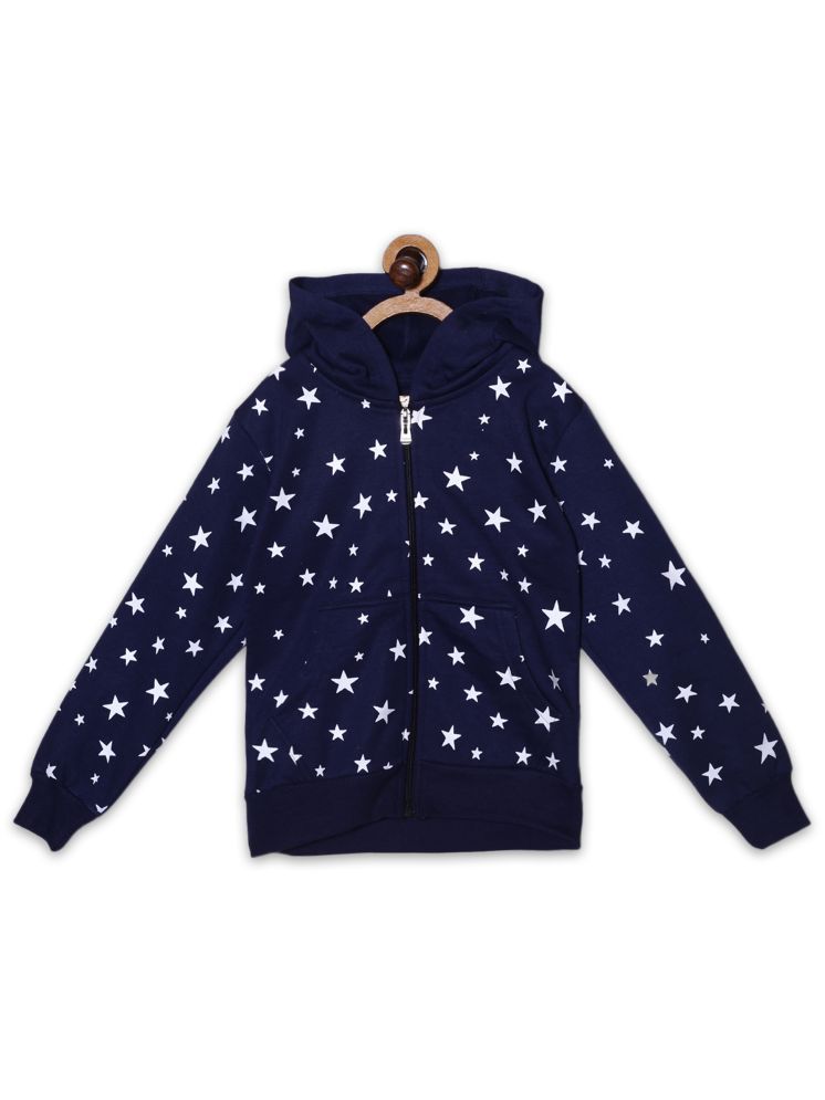     			Fashionable Navy blue color hooded plain sweatshirts kangaroo pocket on front in fleeze fabric for Kids