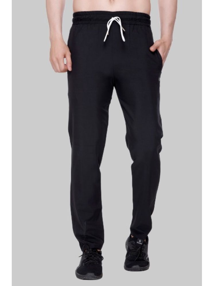     			LEEBONEE Black Polyester Men's Trackpants ( Pack of 1 )