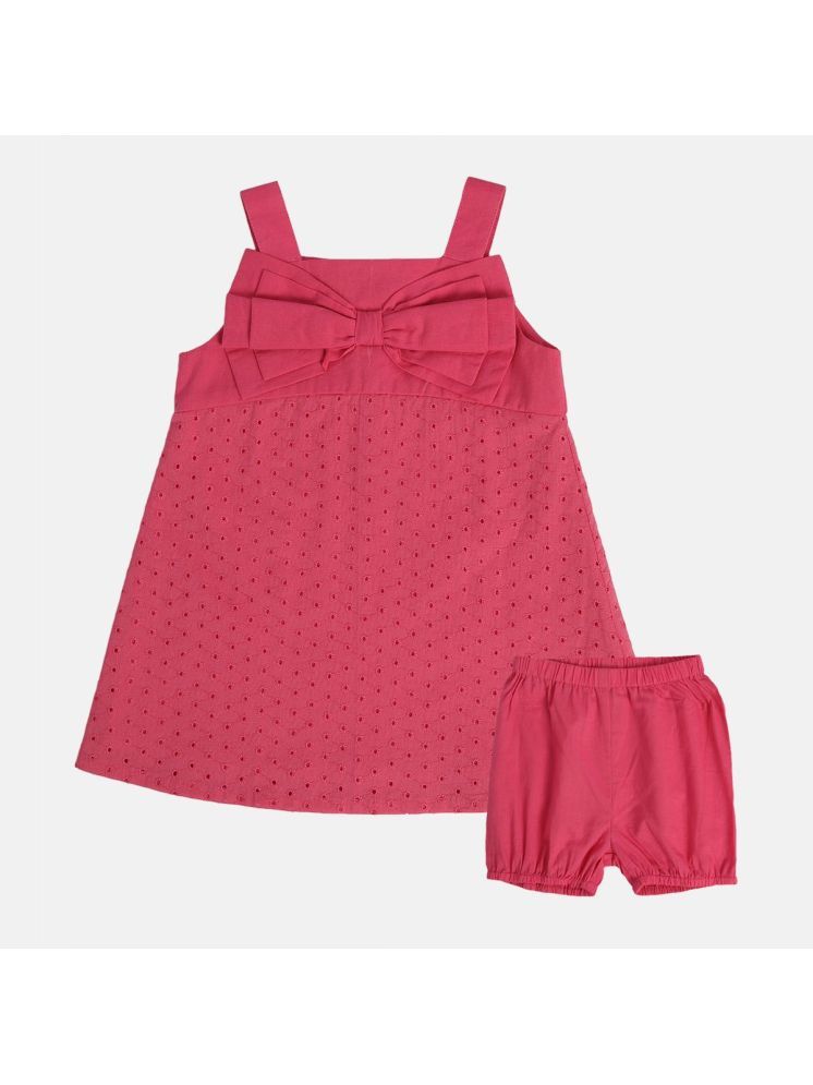     			MINI KLUB Pack of 2 Baby Girls Cotton Dress ( Pink )