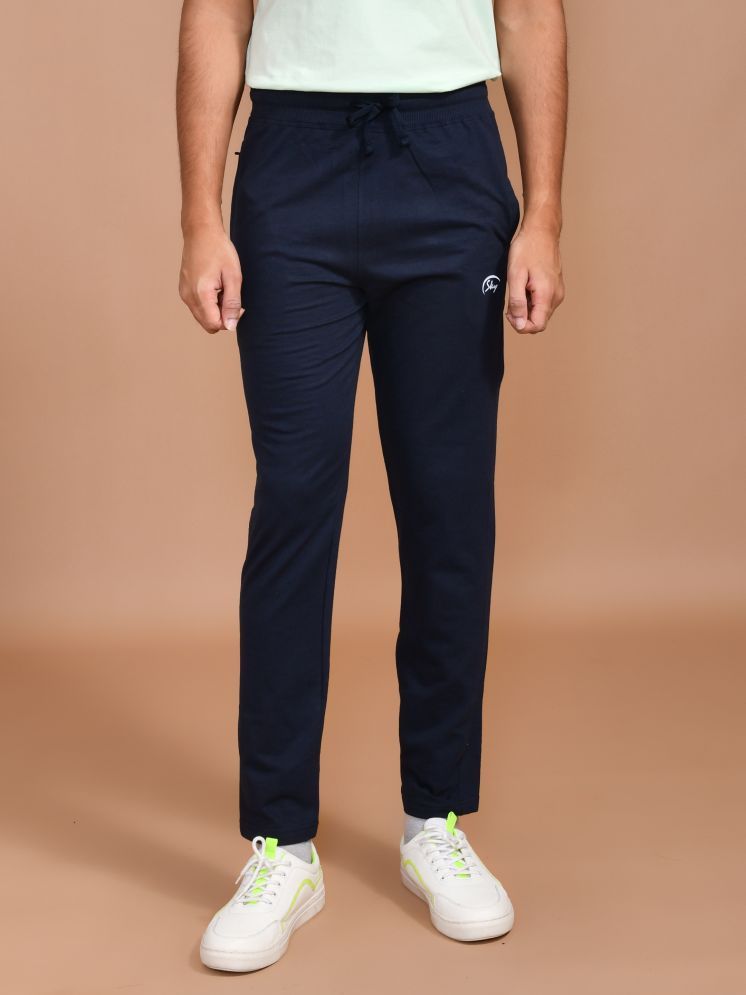     			SKYKNIT Navy Blue Cotton Men's Trackpants ( Pack of 1 )