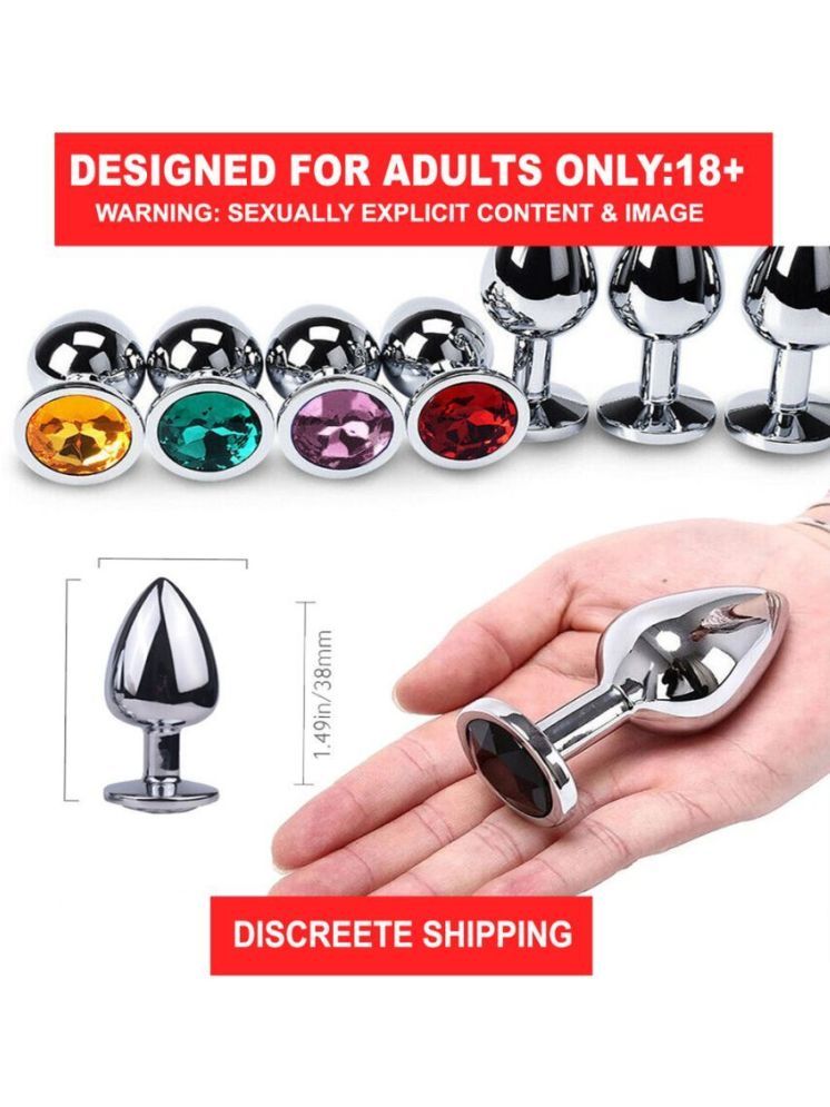     			Stainless Steel Diamond Anal Bu-tt Plug For All Day Use And Kegel Exercise | Anal Toys For Men And Women