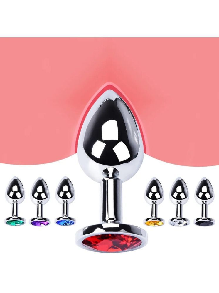     			Stainless Steel Diamond Anal Butt Plug For All Day Use And Kegel Exercise | Anal Toys For Men And Women