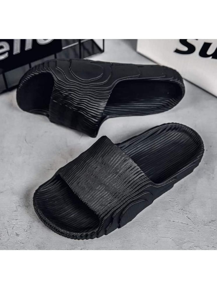     			Style Height Black Men's Slide Flip Flop