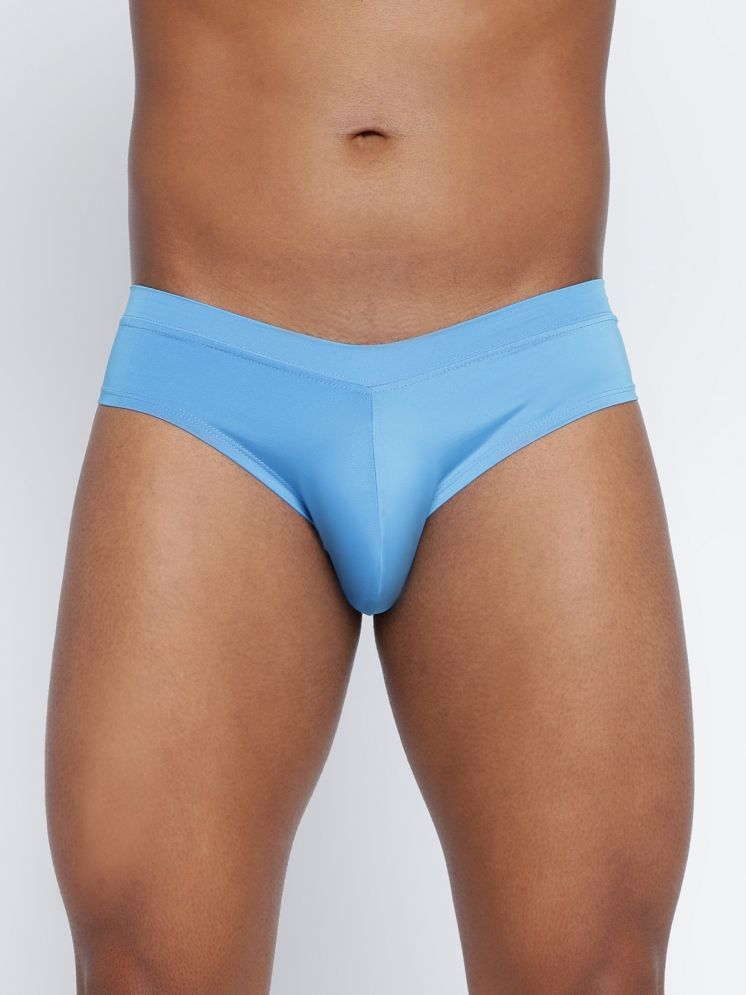     			BASIICS By La Intimo Pack of 1 Polyester Briefs For Men's ( Blue )