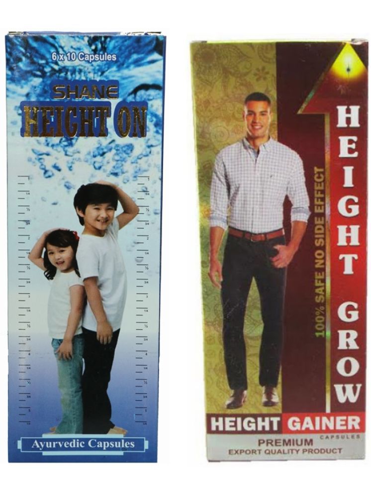     			Shane Height On Capsules 60 no.s & Dr Chopra Height Grow Capsules 60 no.s Pack of 2