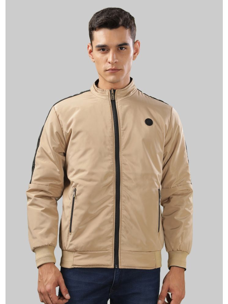     			Dollar Polyester Men's Quilted & Bomber Jacket - Beige ( Pack of 1 )