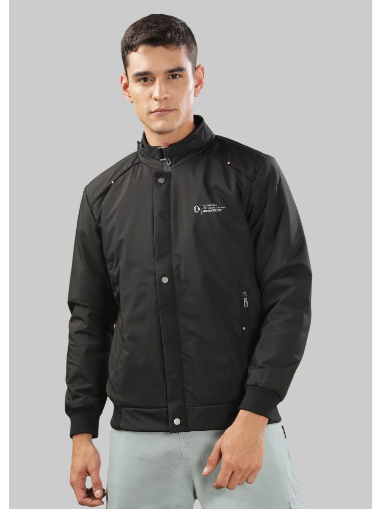     			Dollar Synthetic Men's Quilted & Bomber Jacket - Black ( Pack of 1 )