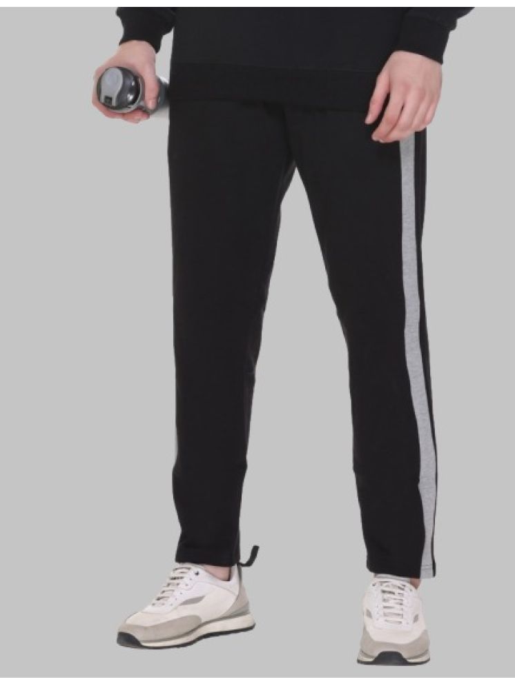     			LEEBONEE Black Fleece Men's Trackpants ( Pack of 1 )