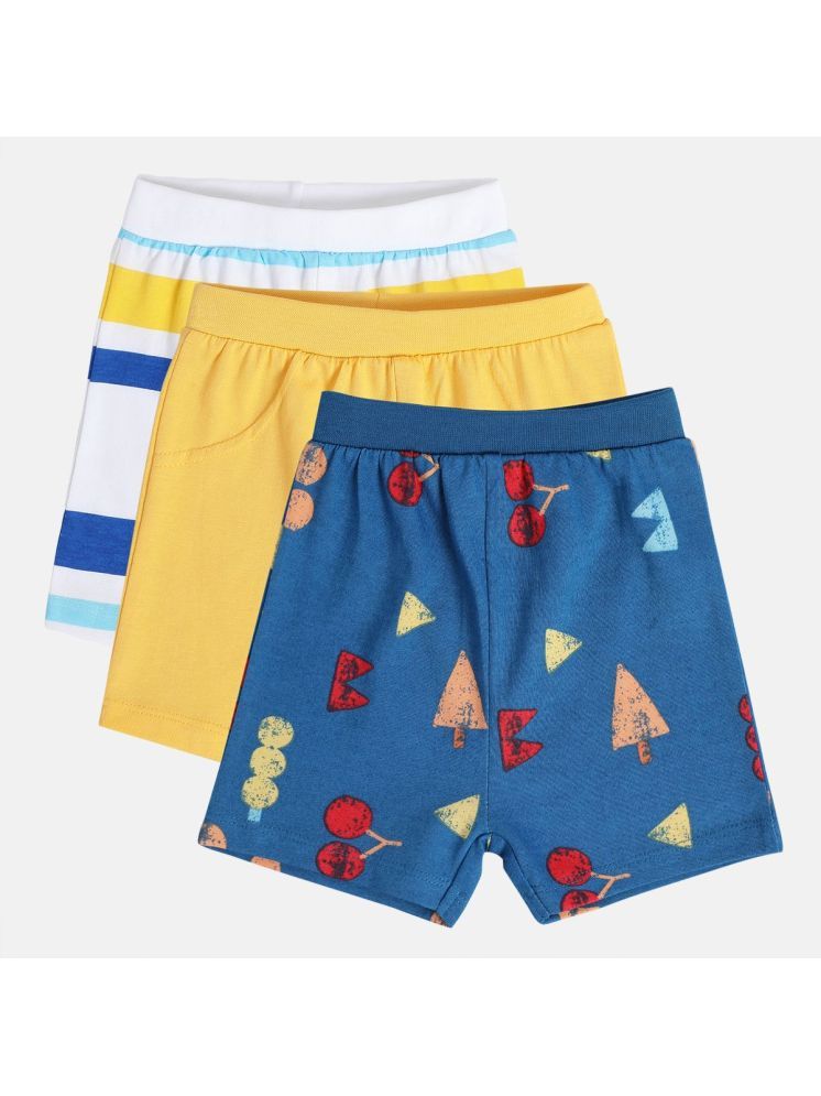     			Miniklub Baby Boys Pack Of 3 Shorts (Multi)