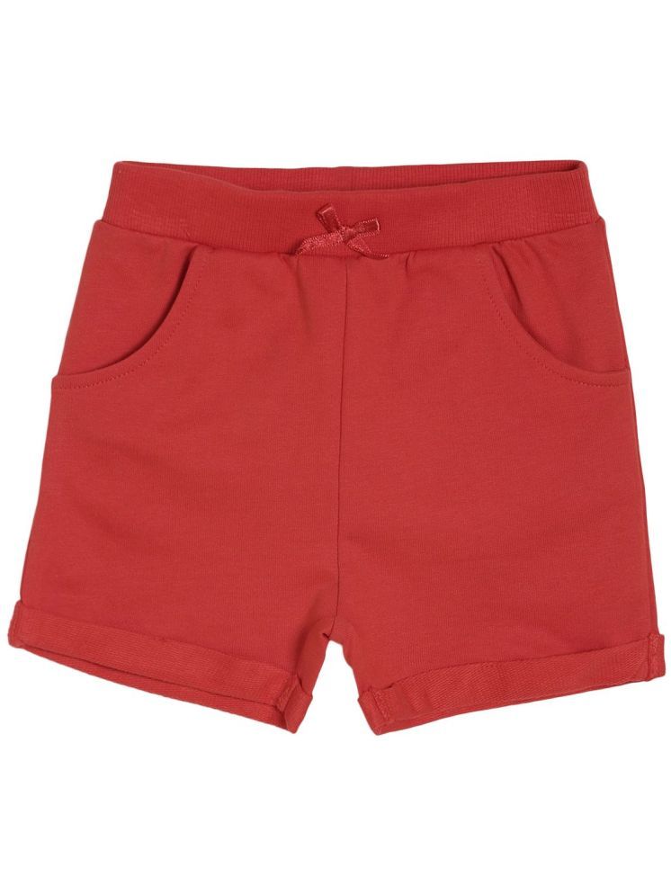     			Miniklub Baby Girls Pack Of 1 Shorts (Red)