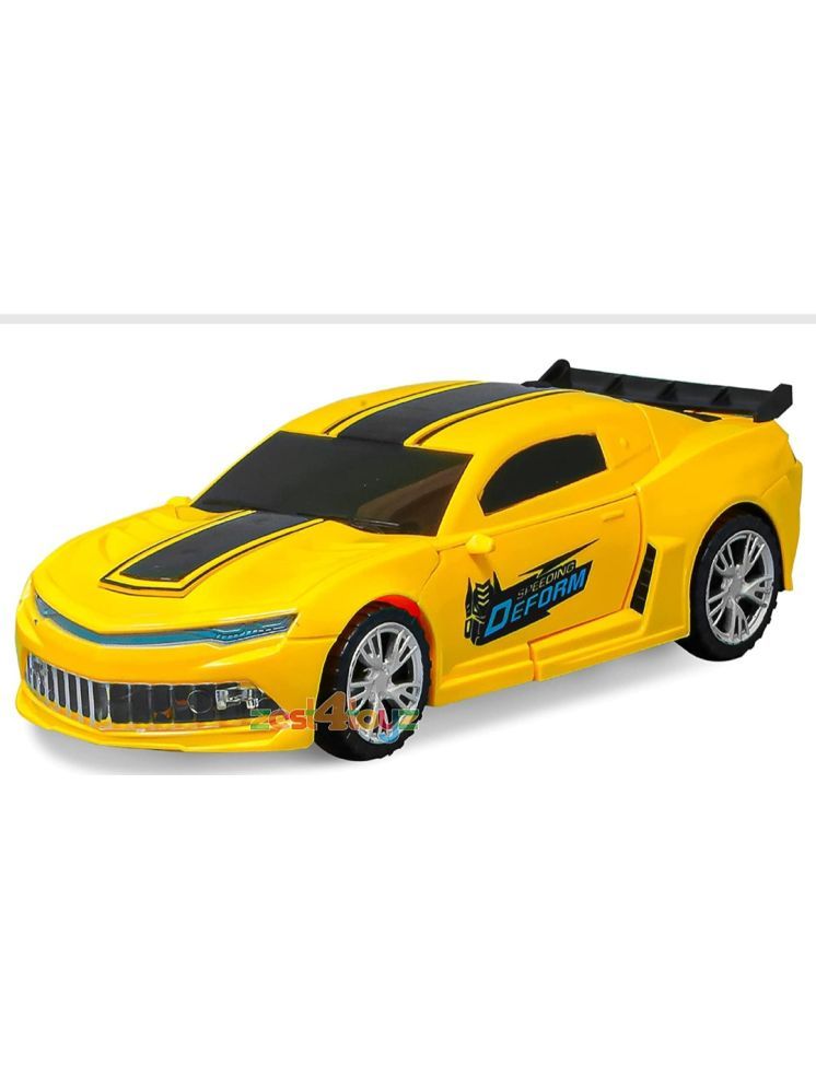     			YESKART - Yellow Plastic Car ( Pack of 1 )