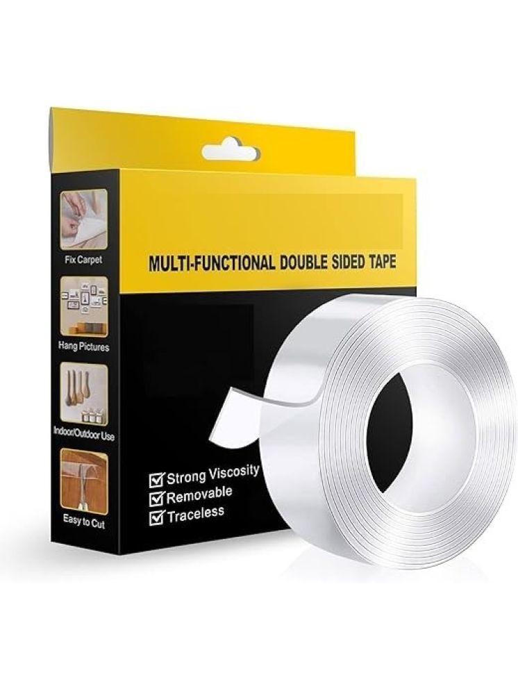     			Freedy White Double Sided Nano Tape ( Pack of 1 )