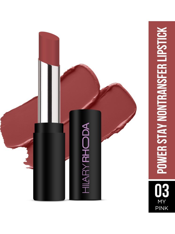     			Hilary Rhoda Pink Matte Lipstick 20